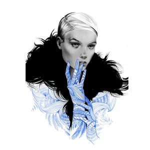 Dries van noten aw 2018 by alina grinpauka fashion illustration %282%29