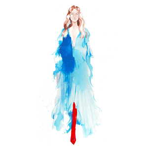 Alina grinapuka fashion illustration trends gucci