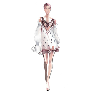Alina grinpauka fashion illustration trends burberry