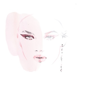 Alina grinpauka fashion illustration burberry beauty trend