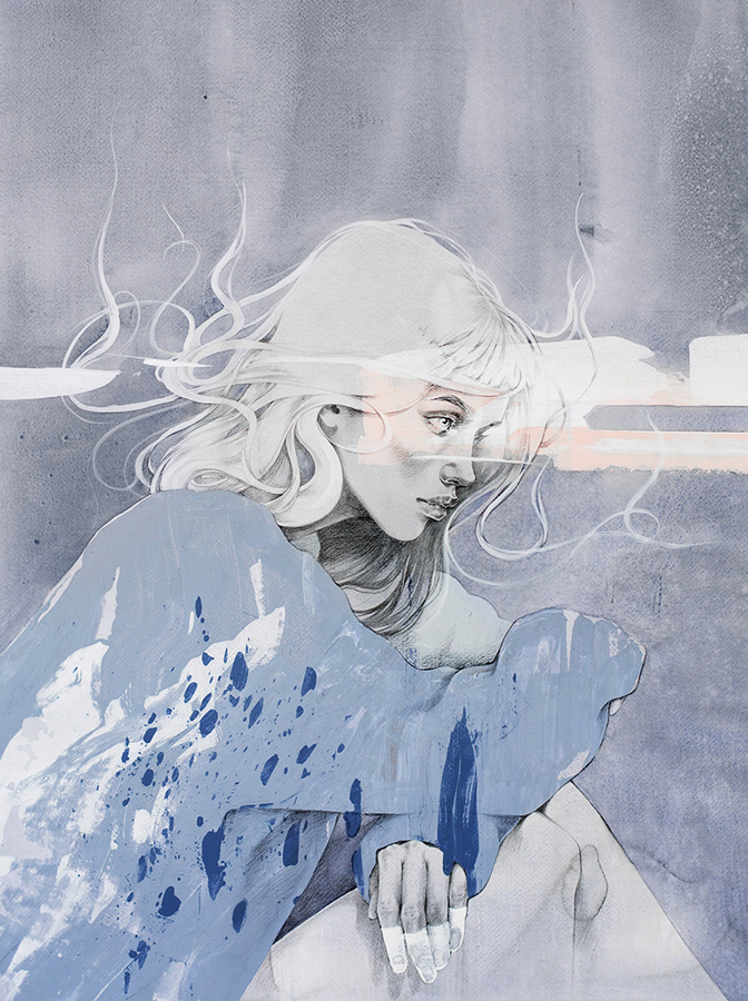 Alina grinpauka fashion illustration
