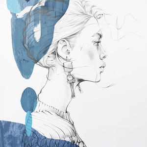 Alina grinpauka fashion illustration ysl
