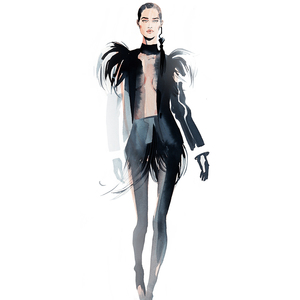 Alina grinpauka fashion illustration jpg full look