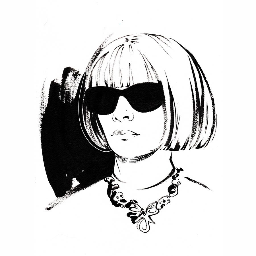 Anna wintour by alina grinpauka