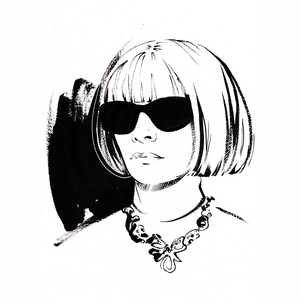 Anna wintour by alina grinpauka