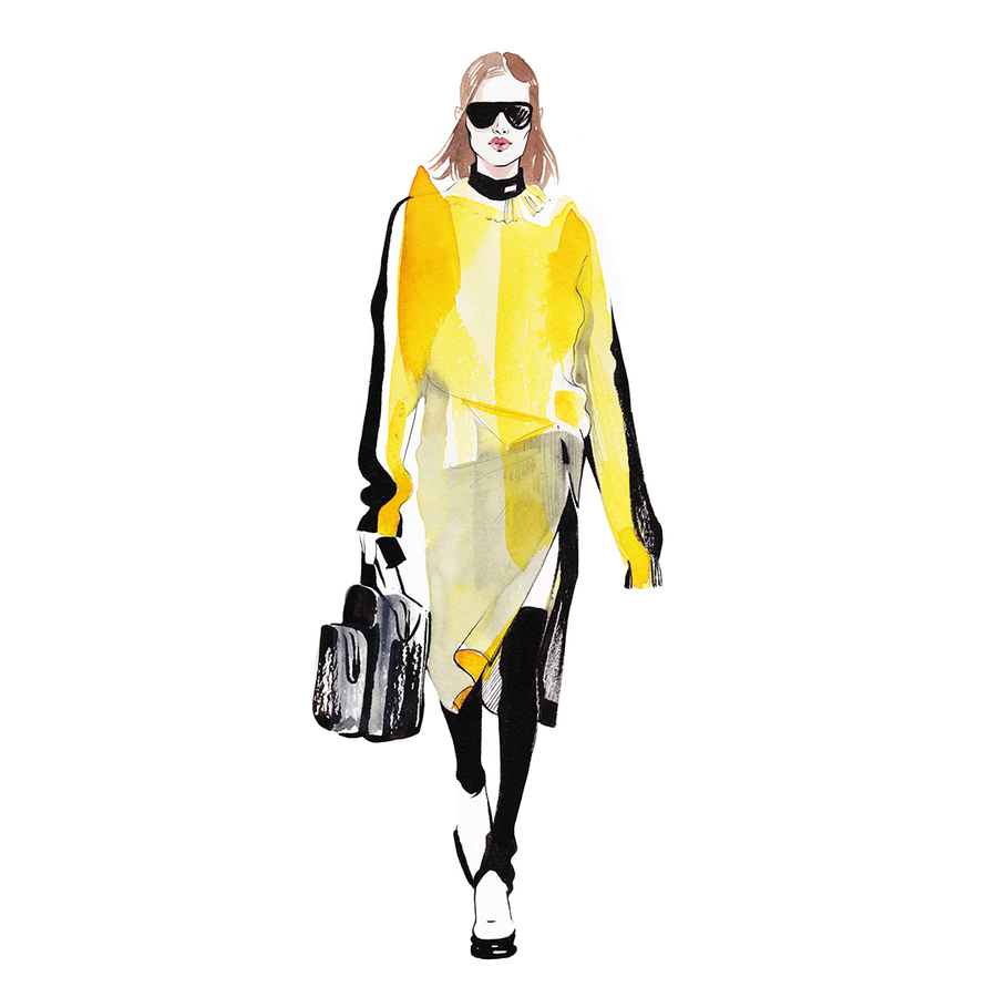 Alina grinpauka for cosmopolitan trend report sportmax